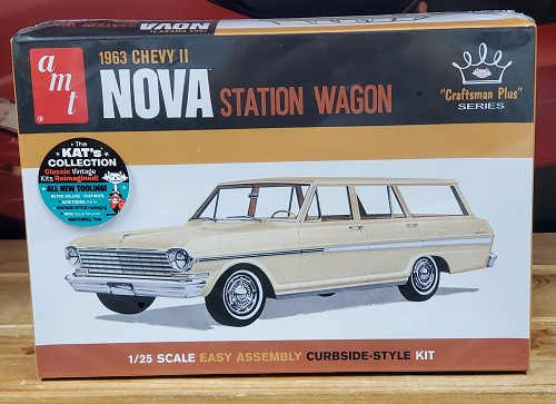 AMT 1963 Chevy Nova Wagon Kit Sealed