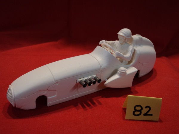 #082 Resin Body Champ Sprint Car w/Straight Up Driver