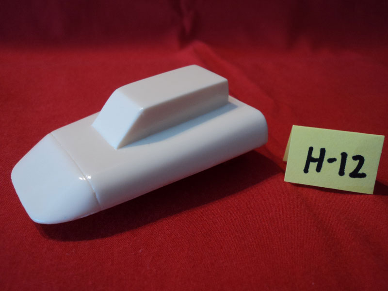 #H12 Resin Parts Dirt Modified Long Sloped Injector Box Hood