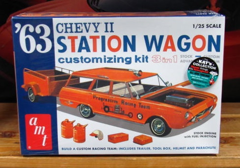 AMT 1963 Chevy II Nova Wagon Kit 2021 Issue Sealed