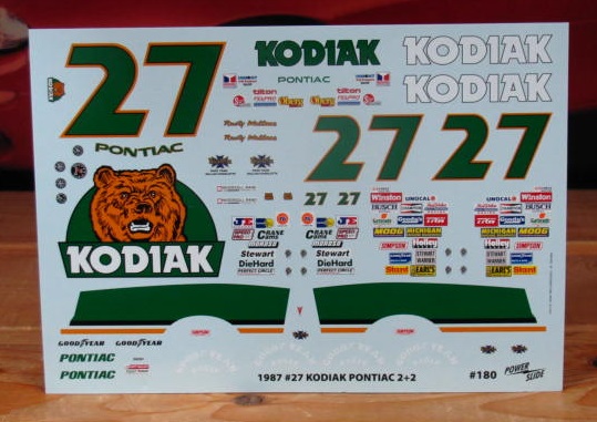 #27 Kodiak Rusty Wallace 1987 2+2 Powerslide #180