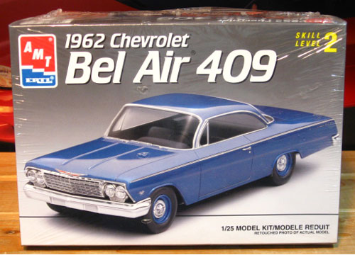 AMT 1962 Chevy Bel Air 409 Hardtop Kit Sealed