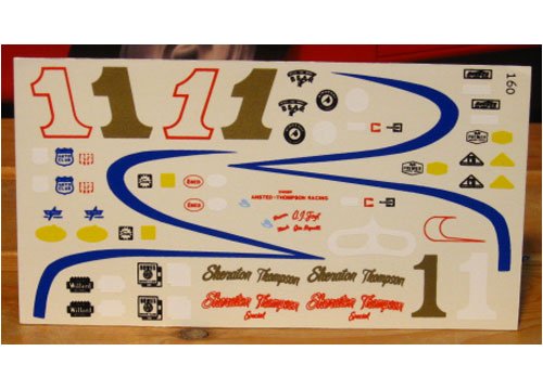 Fred Cady #160 #1 Sheraton Thompson Special AJ Foyt 1964 Indy