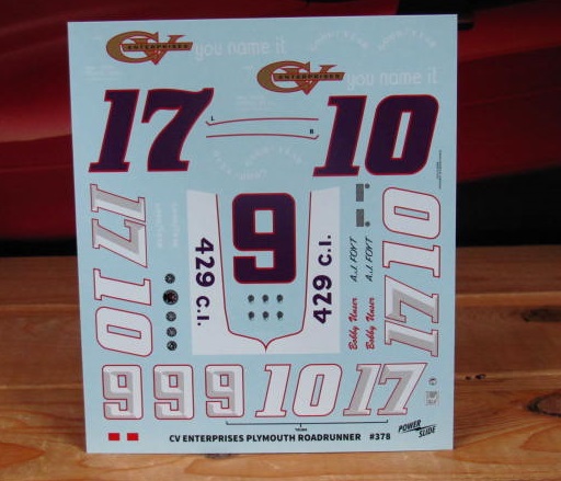 #17/10/9 David Pearson Unser Foyt 1971 Road Runner Powerslide #378