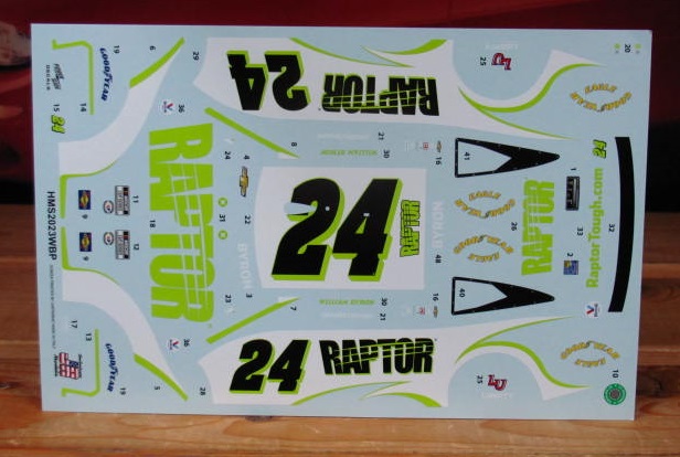 #24 Raptor William Byron 2023 Camaro Powerslide