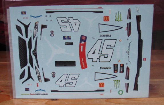#45 Jordan Brand Tyler Reddick 2023 Toyota MPR