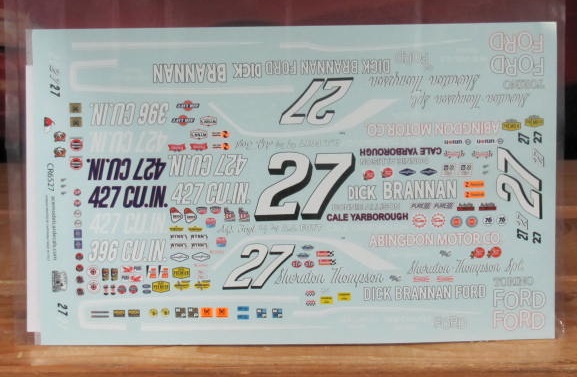 #27 Banjo Matthews Ford 1965-68 ACE