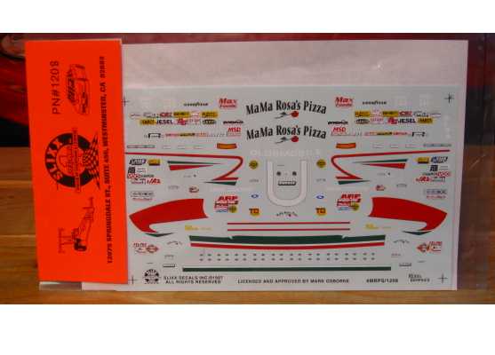 Slixx #1208 Mama Rosa's Pizza Olds Pro Stock