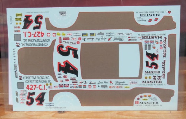 #54 Master Chevrolet Lennie Pond 1974 ACE