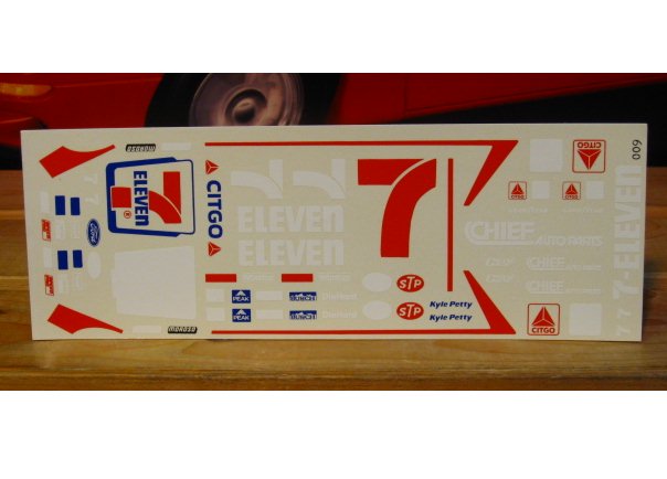 # 7 7/Eleven Kyle Petty 1986 Fred Cady #600