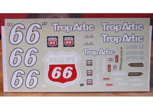 #66 Trop Artic Dick Trickle 1990 Late Season JNJ