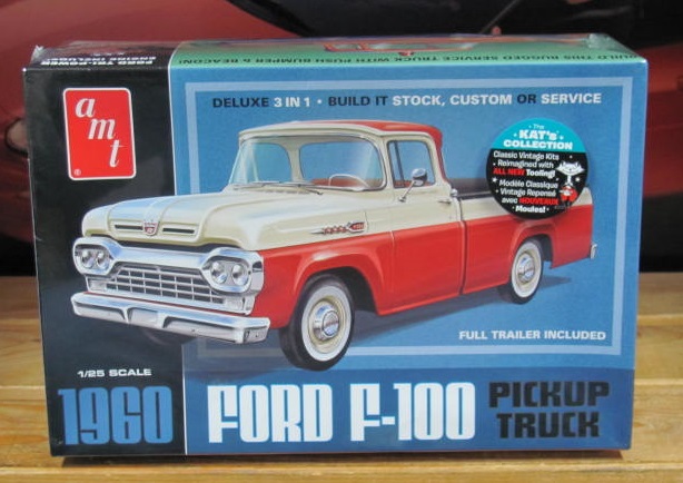 AMT 1960 Ford F-100 Pickup w/Trailer Kit 2024 Issue Sealed