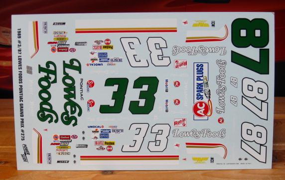 # 3/87 Lowe's Foods Dale Earnhardt 1989 Powerslide #275