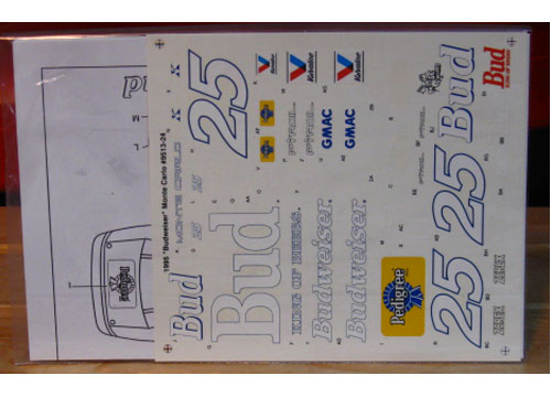 #25 Budweiser Ken Schrader 1995 Mooseworks
