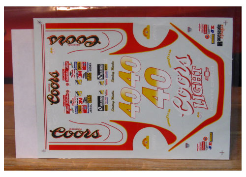 #40 Coors Light Sterling Marlin 1998 RaceScale