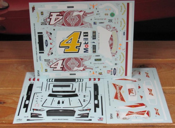 # 4 Budweiser Kevin Harvick 2023 Mustang JWTBM