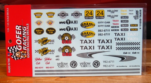 Gofer Decals #11059 Taxis