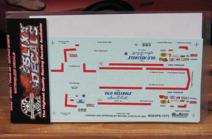 Slixx #7273 Dave Strickler Vega Pro Stock