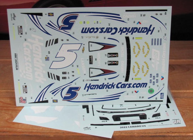 # 5 Kyle Larson Hendrick 40th Ann 2024 Camaro Powerslide