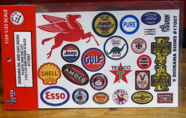 Gofer Decals #17007 Diorama Signs Peel & Stick