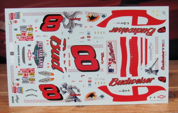 # 8 Budweiser MLB All Star 2001 Dale Earnhardt Jr Powerslide #425
