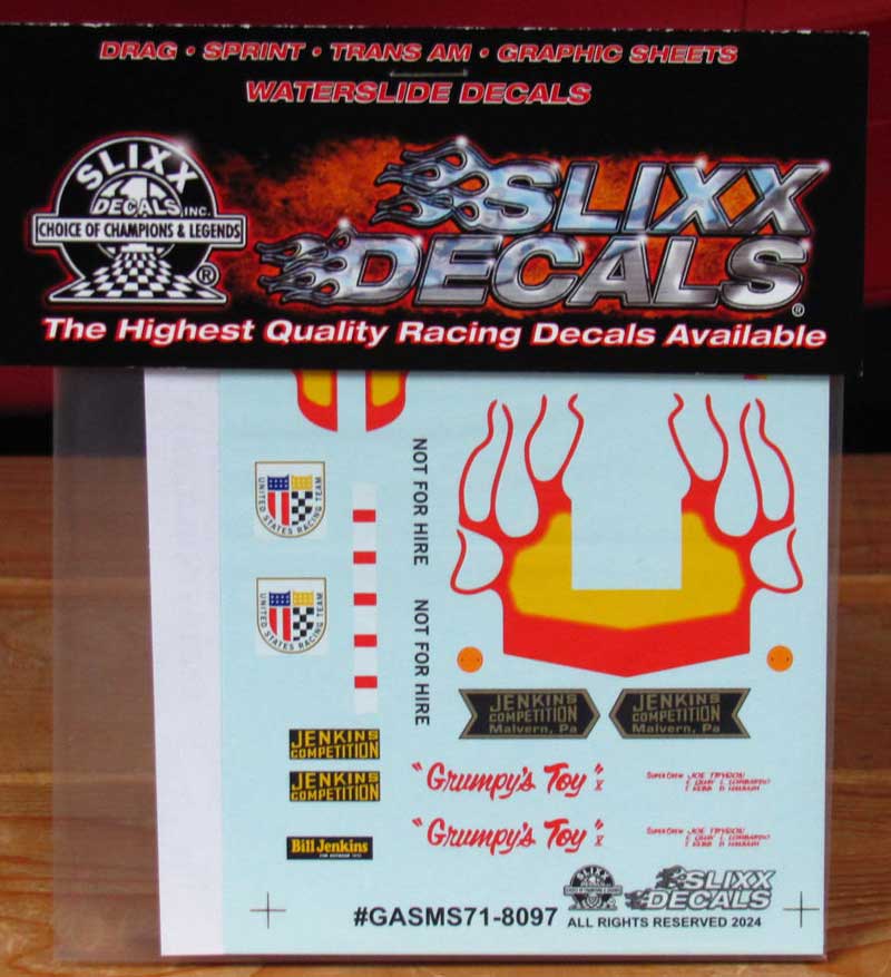 Slixx #8097 Gasser Mini Sheet 71