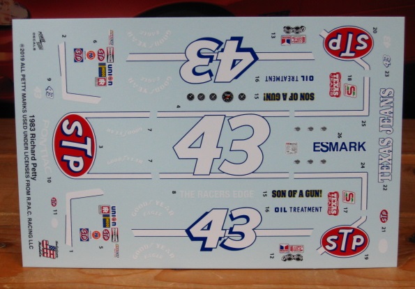 #43 STP Richard Petty 1983 Grand Prix Powerslide