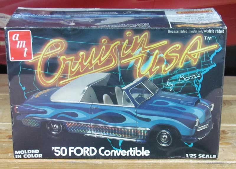 AMT 1950 Ford Convertible Cruisin USA Kit Sealed