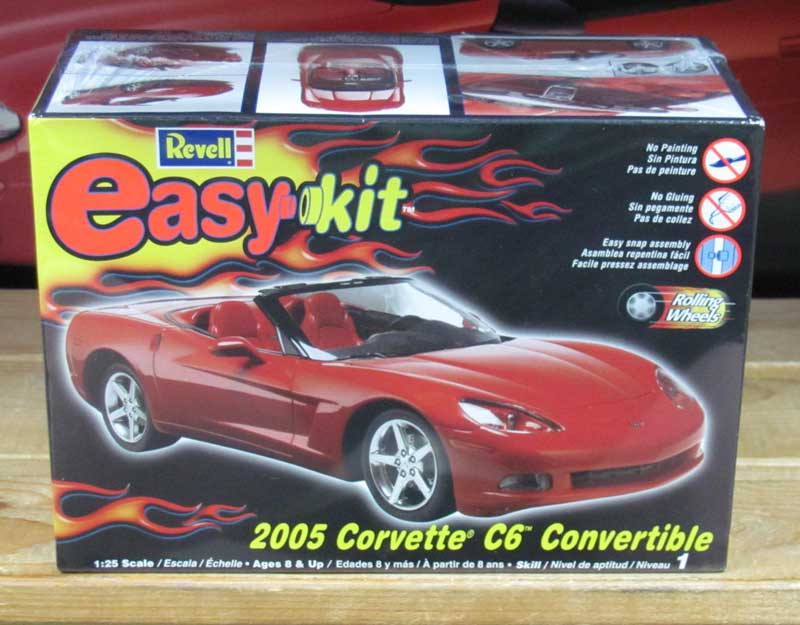 Revell 2005 Corvette C6 Convertible SnapTite Easy-Kit Sealed