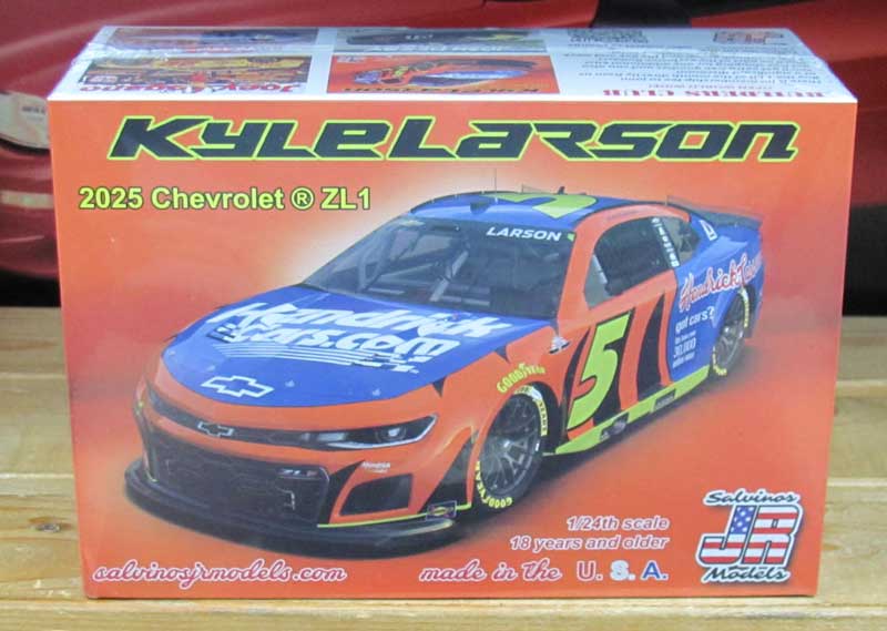 # 5 Kyle Larson 2025 Darlington Camaro Salvino's JR Models Kit Sealed
