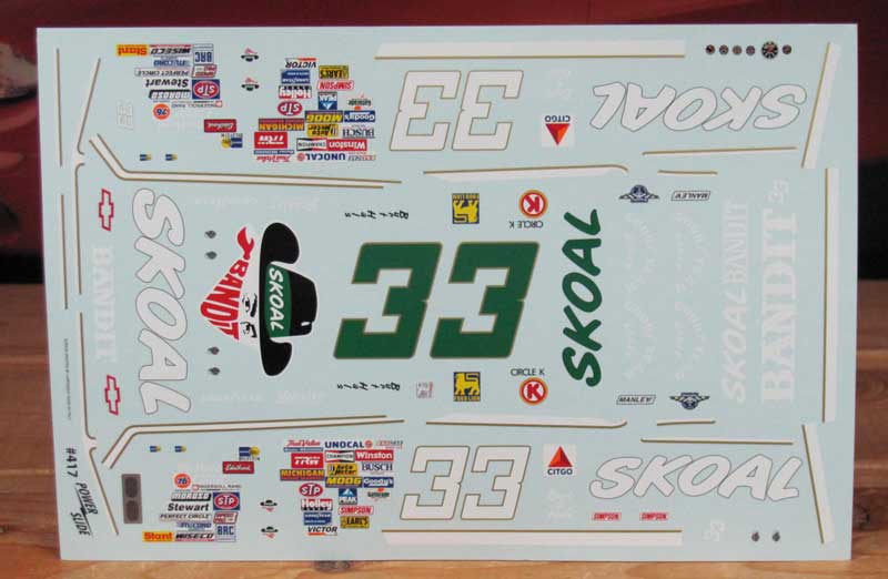 #33 Skoal Harry Gant 1987 Monte Carlo Powerslide #417