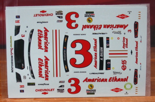 # 3 Junior Johnson Throwback Austin Dillon 2020 Darlington Camaro MPR