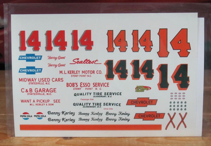#14 Benny Kerley Harry Gant 1955 Chevy PPP