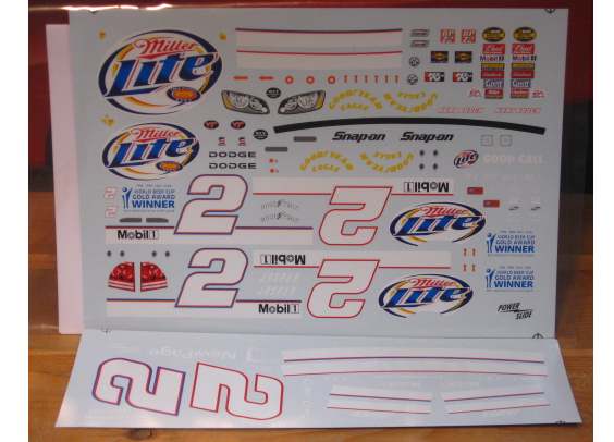 # 2 Miller Lite Kurt Busch 2007 Powerslide #039