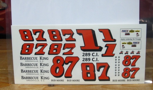 #87/1 Paul "Lil Bud" Moore 1965 Chevelle/ '67 Cougar PPP
