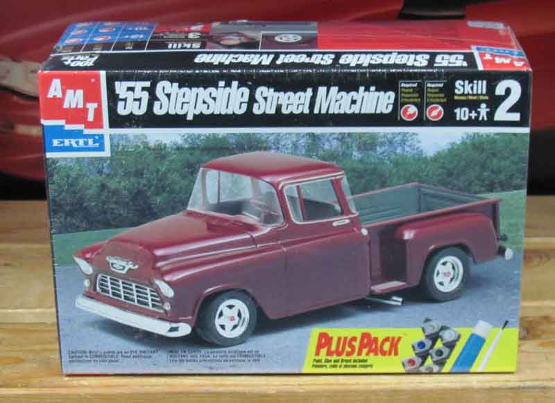 AMT 1955 Chevy Stepside Pickup Street Machine 2001 Issue Kit Sealed