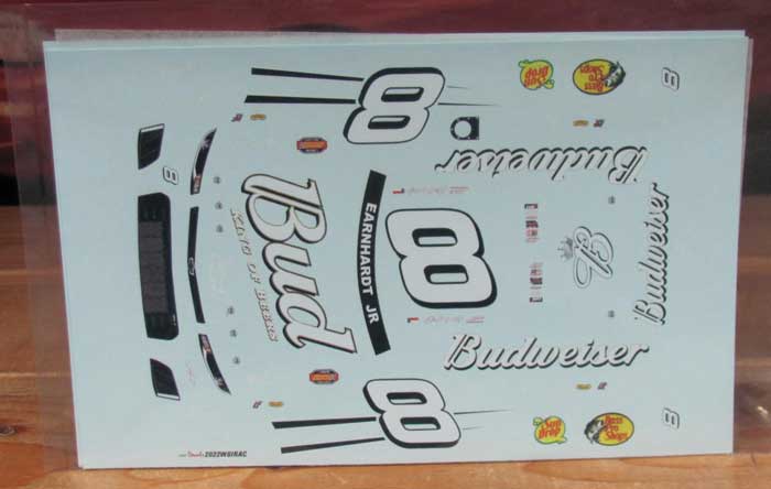 # 8 Budweiser Dale Earnhardt Jr CARS Late Model Camaro MPR