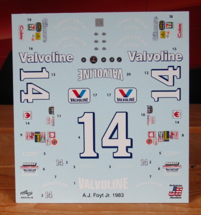 #14 Valvoline AJ Foyt 1983 Monte Carlo Powerslide