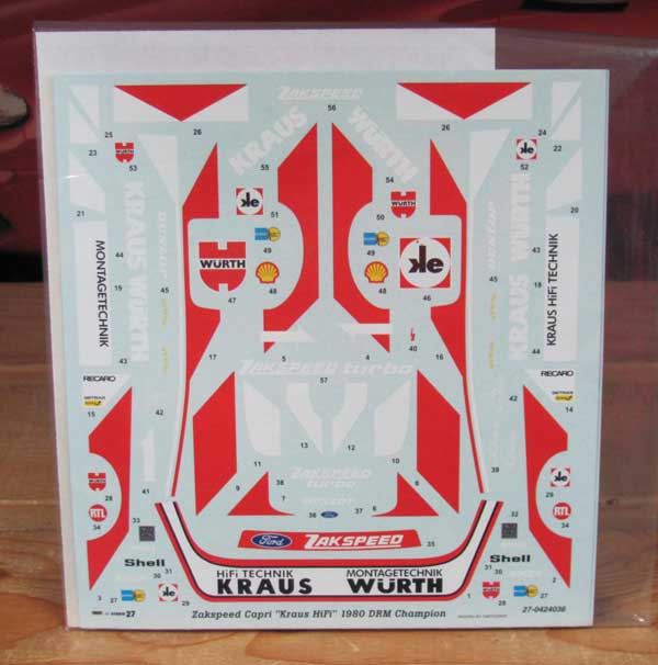 # 1 Zakspeed Capri Klaus Ludwig 1980