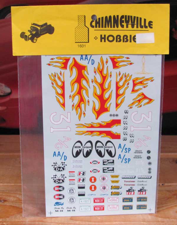 Assorted Race Car Graphics Chimneyville 1601