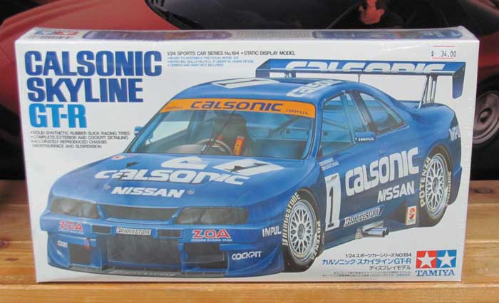 Tamiya Calsonic Skyline GT-R Nissan 1/24 Scale Kit Sealed