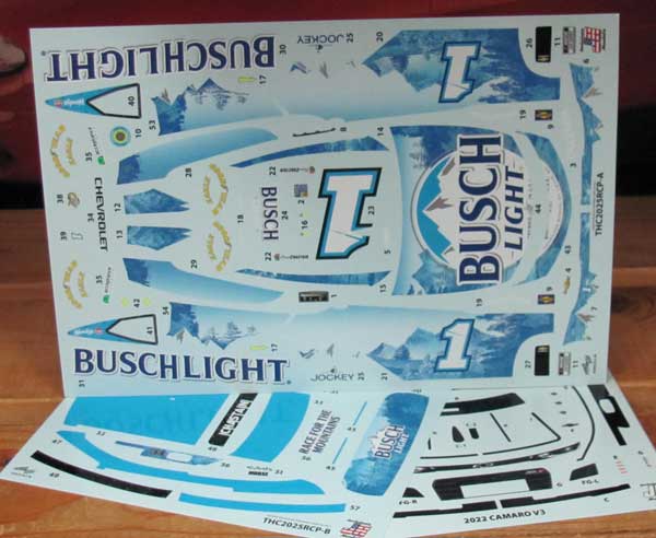 # 1 Busch Light Ross Chastain 2025 Camaro Powerslide