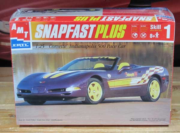 AMT 1998 Corvette Indy Pace Car SnapFast Kit Sealed