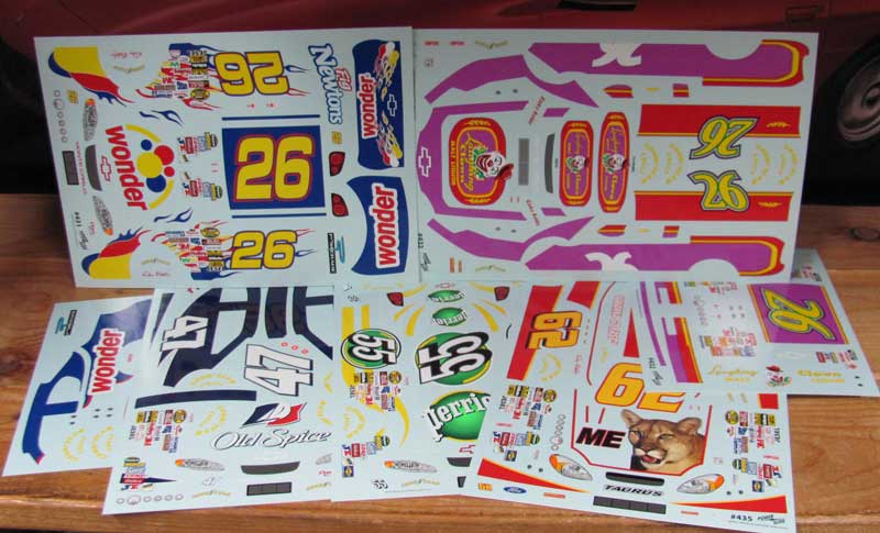 *Powerslide Talladega Nights Decals All 5 Sheets!*