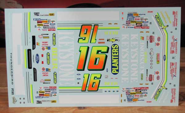 #16 Keystone Wally Dallenbach 1992-93 Thunderbird Porch Time