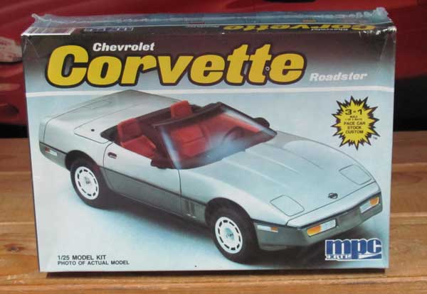 MPC 1986 Corvette Roadster Kit Sealed