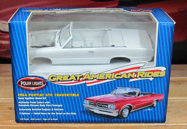 Polar Lights 1964 Pontiac GTO Convertible White Kit Sealed