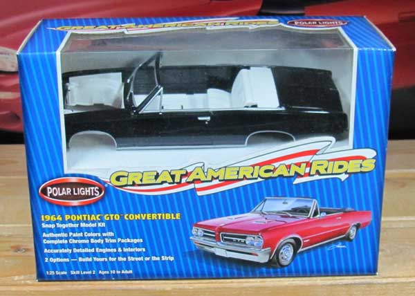 Polar Lights 1964 Pontiac GTO Convertible Black Kit Sealed