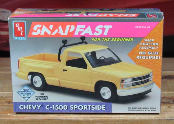 AMT Chevy C1500 Sportside Pickup 1/32 Scale Kit Sealed