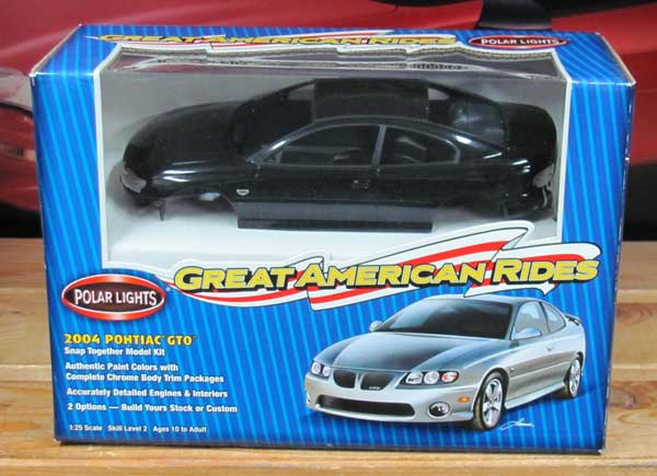 Polar Lights 2004 Pontiac GTO Black Pre-Painted Kit Sealed